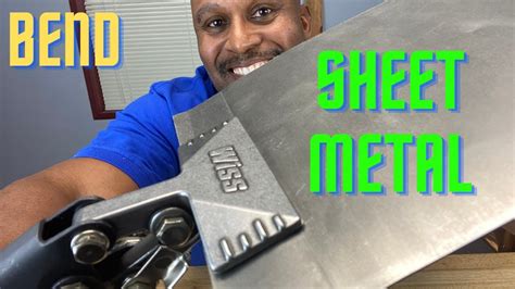 how to bend sheet metal without a metal brake|bending sheet metal by hand.